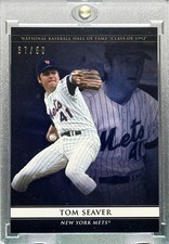 TOM SEAVER NEW YORK METS HOF CLASS OF 1992 SERIAL NUMBERED #37/50 MINT