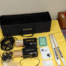 Novatron Monolight Flash Kit M500/M300 500W/300W 2 Heads Sync/Slave Case