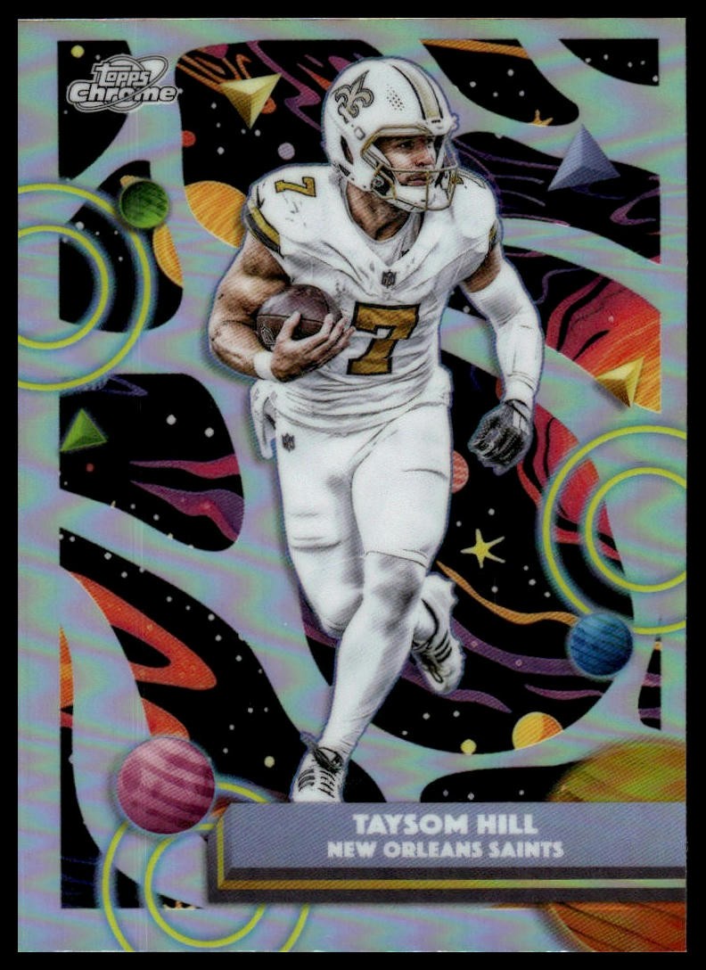 2025 Topps Chrome Cosmic #71 Taysom Hill Refractor