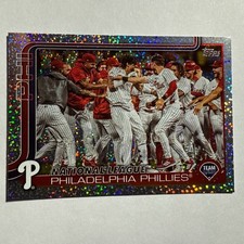 2025 Topps Series 1 Celebration Philadelphia Phillies Confetti Foil Parallel