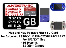 Anbernic RG40XX V / RG40XX H / RGCUBE XX Plug & Play Upgrade Micro SD Card