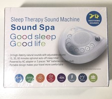 Sleep Therapy Sound Machine Sound Spa 24 Soothing Sounds Portable Auto-Off Timer