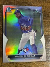 ENMANUEL BONILLA 2023 Bowman Chrome #BCP-163 1st Silver Refractor /499
