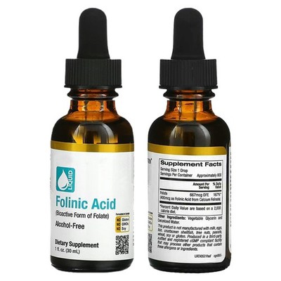 30 ml Folinsäure Leucovorin California Gold Nutrition Alkoholfrei