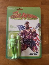 Super7 ReAction Toxic Avenger Toxie Green Glow GITD Deco Figure MOC Crusaders