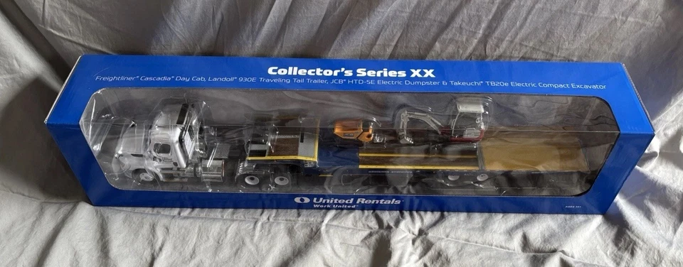 19-4321 First Gear Freightliner Tractor Trailer Equipment United Rentals Model - Image 2 of 4