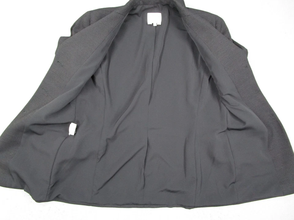 Armani Collezioni Mujer 2 Piezas Traje Chaqueta 6 Pantalones 8 Carbón Hecho en Italia Foto 3 de 4