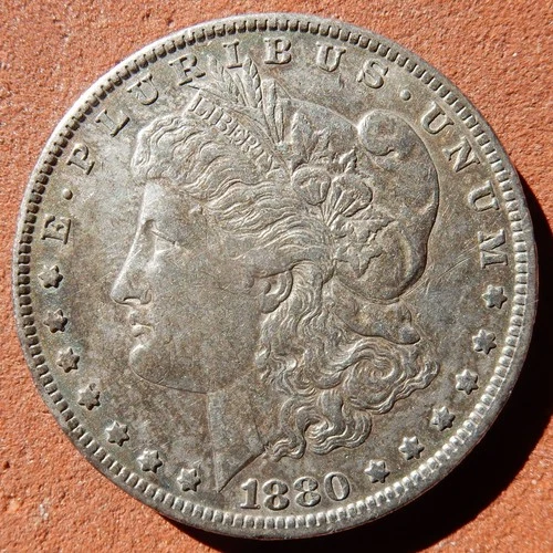 1880-O Morgan SILVER DOLLAR 🪙 Ungraded, EF estimate
