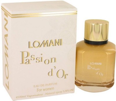 LOMANI PASSION D'OR EAU DE PARFUM FOR WOMEN WITH FREE WORLDWIDE SHIPPING- 100 ML