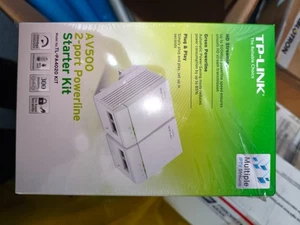 TP-LINK TL-PA4020 KIT Kit d'adaptateur de ligne électrique, socket intégré 500Mbps 300m