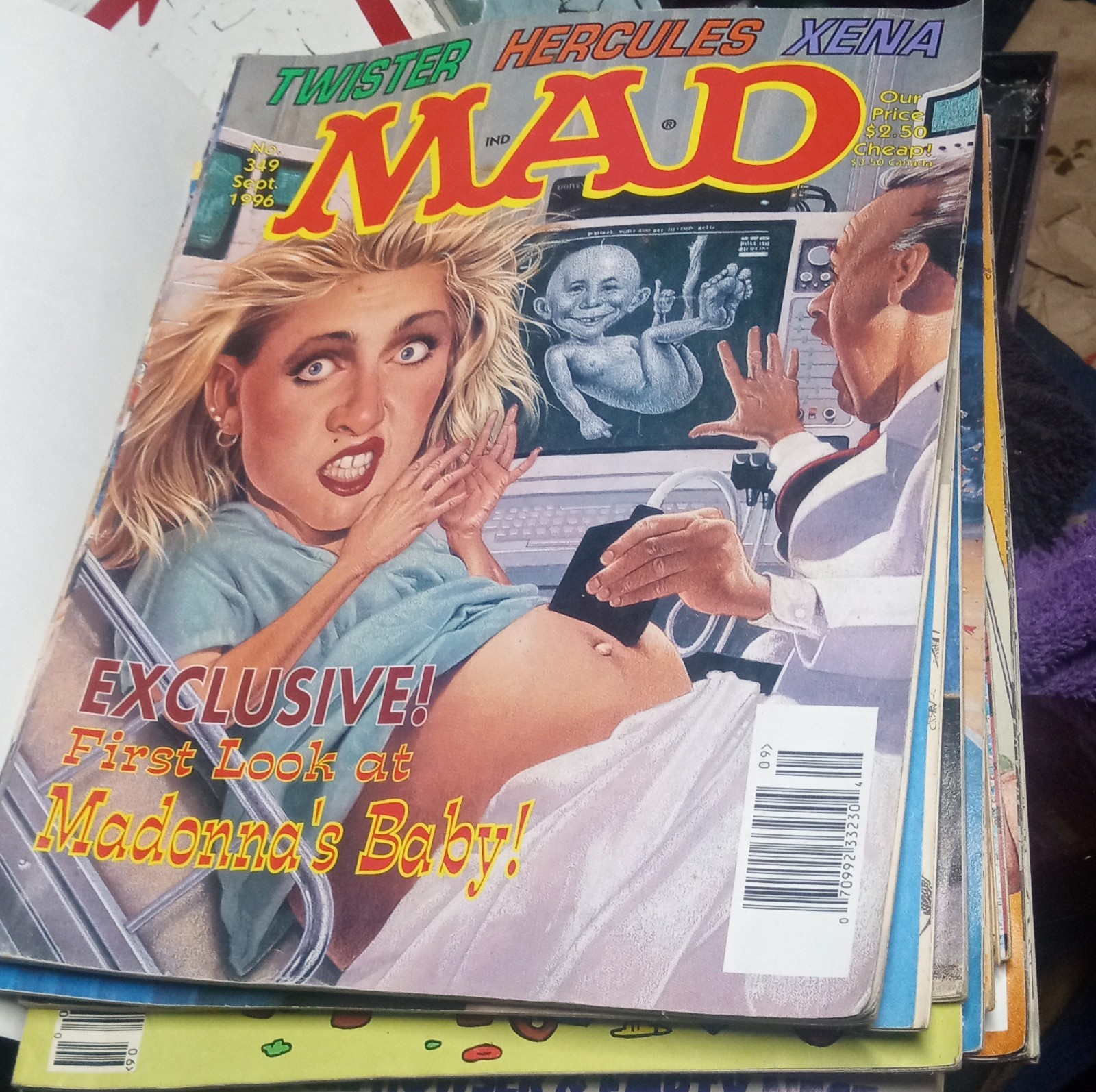 MAD Magazine September 1996 Issue #319 English Humor & Satire Madonna
