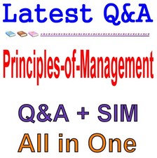 Principles of Management at Western Governors University IAC1 Exam Q A