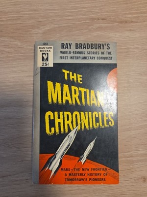 1954 THE MARTIAN CHRONICLES Ray Bradbury BANTAM PAPERBACK CM3627