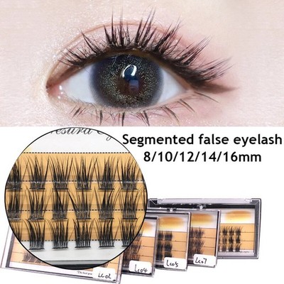 8-16MM 36 Bundle Individual Cluster Natural Long EyeLashes Fake False Eyelashes