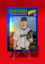 🔥COLE WILCOX RC Blue Chrome /150 -2026 Topps Heritage #155  - Seattle Mariners