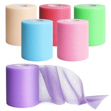 Prewrap Athletic Tape,6 Roll Pre wrap Headbands 2.76 Inch  12 Yards., Mixed