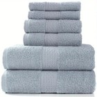 Bath Towel Washcloth Cotton Towel Solid Color Soft Absorbent Towel Multipurpose