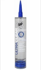 DAP Ultra Clear Sealant 10.1oz Flexible Waterproof Multi-Surface – 6 Pack 18388