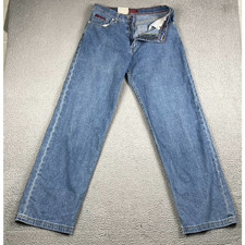 VTG BKE San Antonio 67 Baggy Fit 5 Pocket Jeans Men's 32x34 NWT Distressed Denim