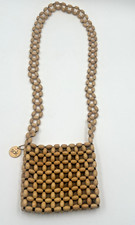 The Sak Wooden Exterior Beaded Bags Handbags for Women for sale