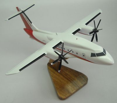 DO-328 Dornier 328 Vision Air DO328 Airplane Desktop Kiln Wood Model Small New