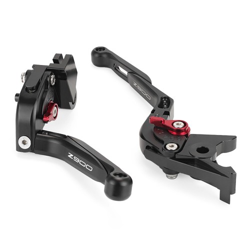 Folding Extendable Brake Clutch Levers For KAWASAKI Z900 Z 900 2017-2022 Logo - Picture 7 of 14