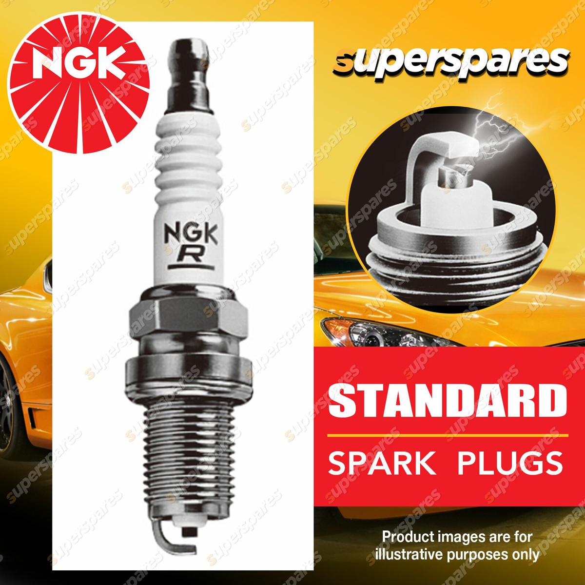 4 x NGK Spark Plugs + 4 x Ignition Coils for Toyota Yaris NCP 1.5L 4 x NGK Spark Plugs + 4 x Ignition Coils for Toyota Yaris NCP 1.5L