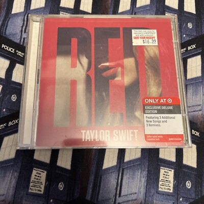 Red Taylor Swift CD TARGET EXCLUSIVE BRAND NEW RARE OOP WITH HYPE STICKERS US