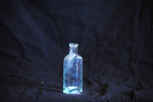 vintage antique three in one oil bottle embossed - Picture 2 of 3