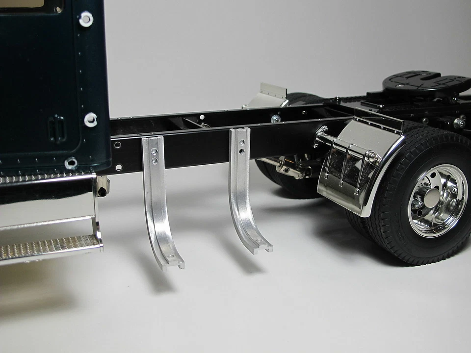 2 Pair Aluminum J-style Fuel Gas Tank Mount Tamiya R/C 1/14 Grand King Hauler - Image 2 of 3