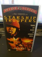 STARSHIP TROOPERS - VHS Video PAL - WIDESCRE...