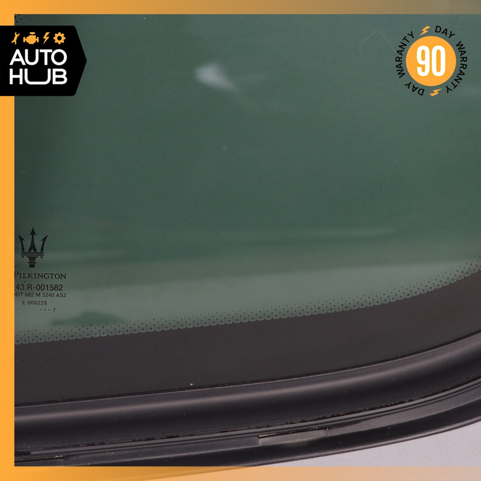 Maserati GranTurismo M145 Coupe Rear Left Side Quarter Window Glass OEM