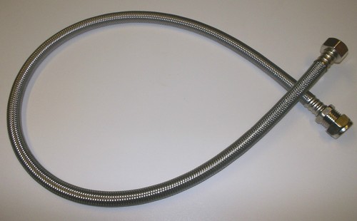 Flexible Tap Connector 15mm x 1/2" BSP 150mm -1000mm New Tap Toilet Braided Hose - 第 6/6 張圖片