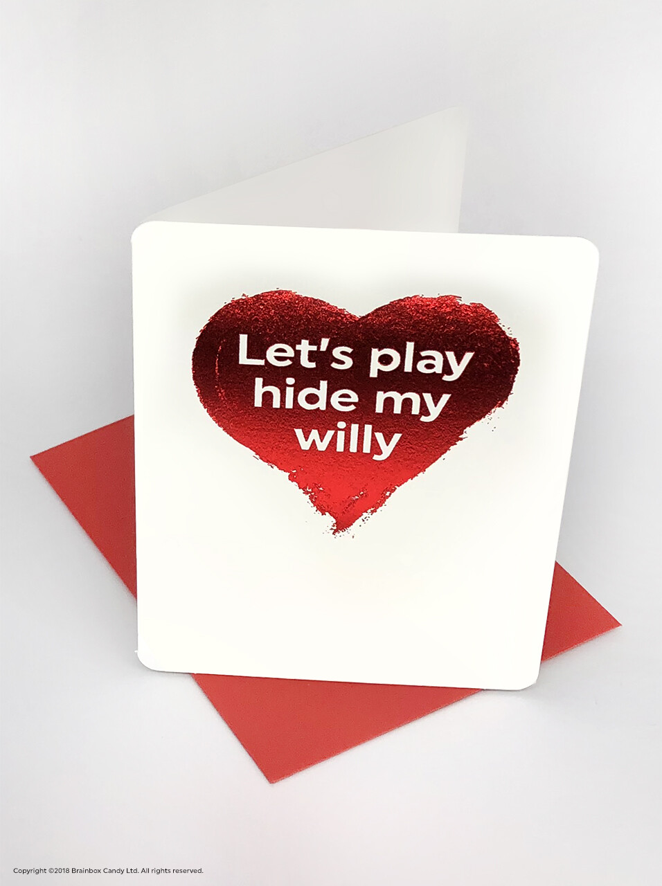 RUDE Valentines Day Card (Mini) Funny Cheeky Comedy Humour Boy Girl Husband Wife