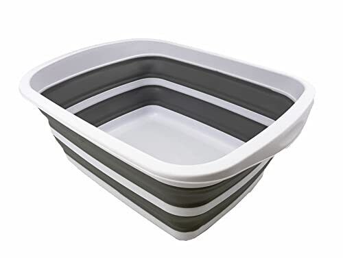 10L (2.6 Gallon) Collapsible Tub-Foldable Dish Tub-Portable Washing Basin-Spa... - Picture 1 of 5