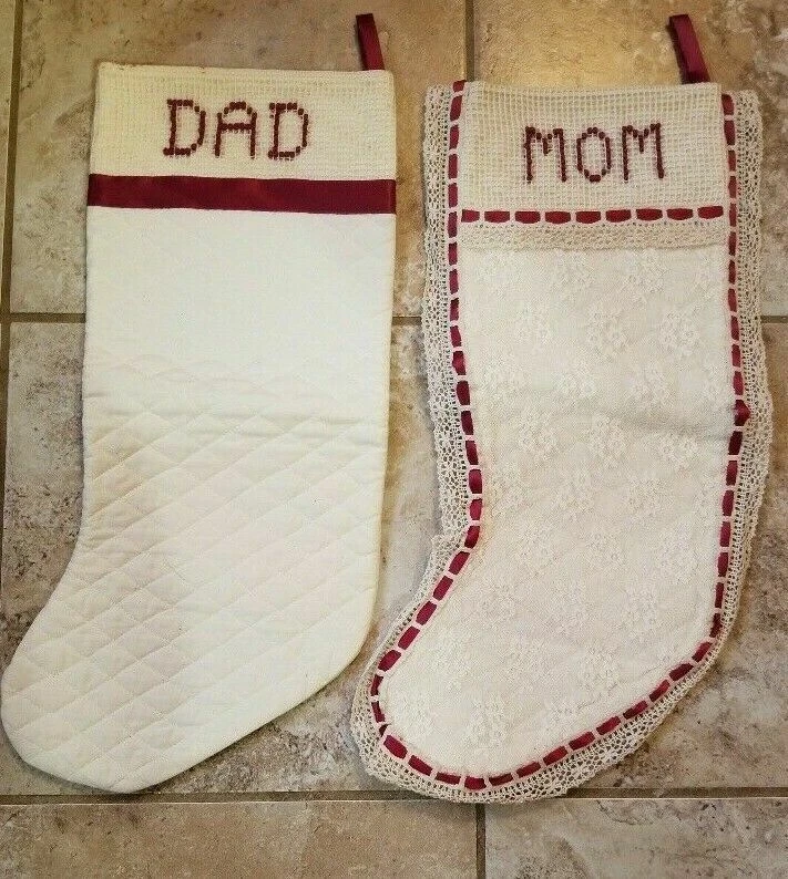 Mom and dad christmas stockings 2025