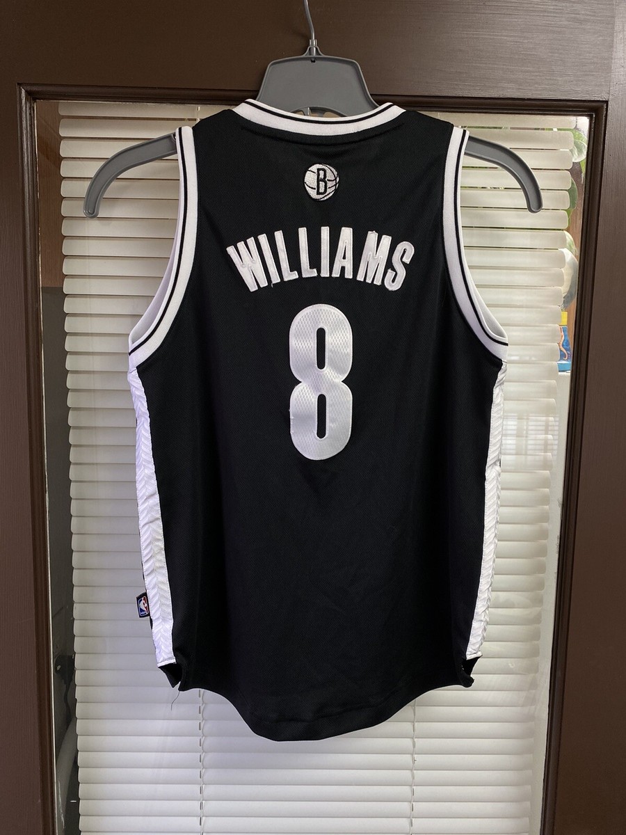 激レア 刺繍‼️ NBAユニフォーム Brooklyn Nets Williams Brooklyn Nets Deron Williams #8 Jersey Mens XL Adidas Sewn