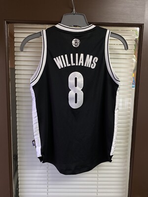 激レア 刺繍‼️ NBAユニフォーム Brooklyn Nets Williams Brooklyn Nets Deron Williams #8 Jersey Mens XL Adidas Sewn