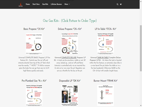 EasyFirePits In-Table Deluxe Fire Pit Kit & Choice of Lifetime 316 Steel Burner - Picture 112 of 144