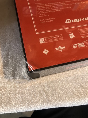 New Snap-On Monopoly Game 100th Anniversary Edition Sealed Ripped - Picture 6 of 9