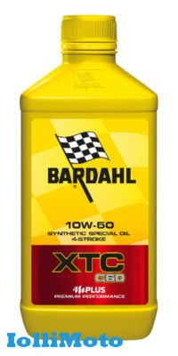 Öl Bardahl XTC C60 SAE 10W50 Motorrad 4T Mit Formel Polar Plus + Fulleren