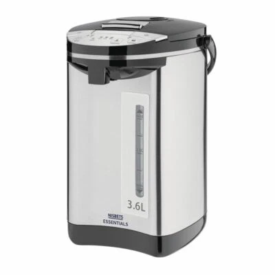 Nisbets Essentials Airpot Durable Temperature Control Water Boiler - 3.6 Litres