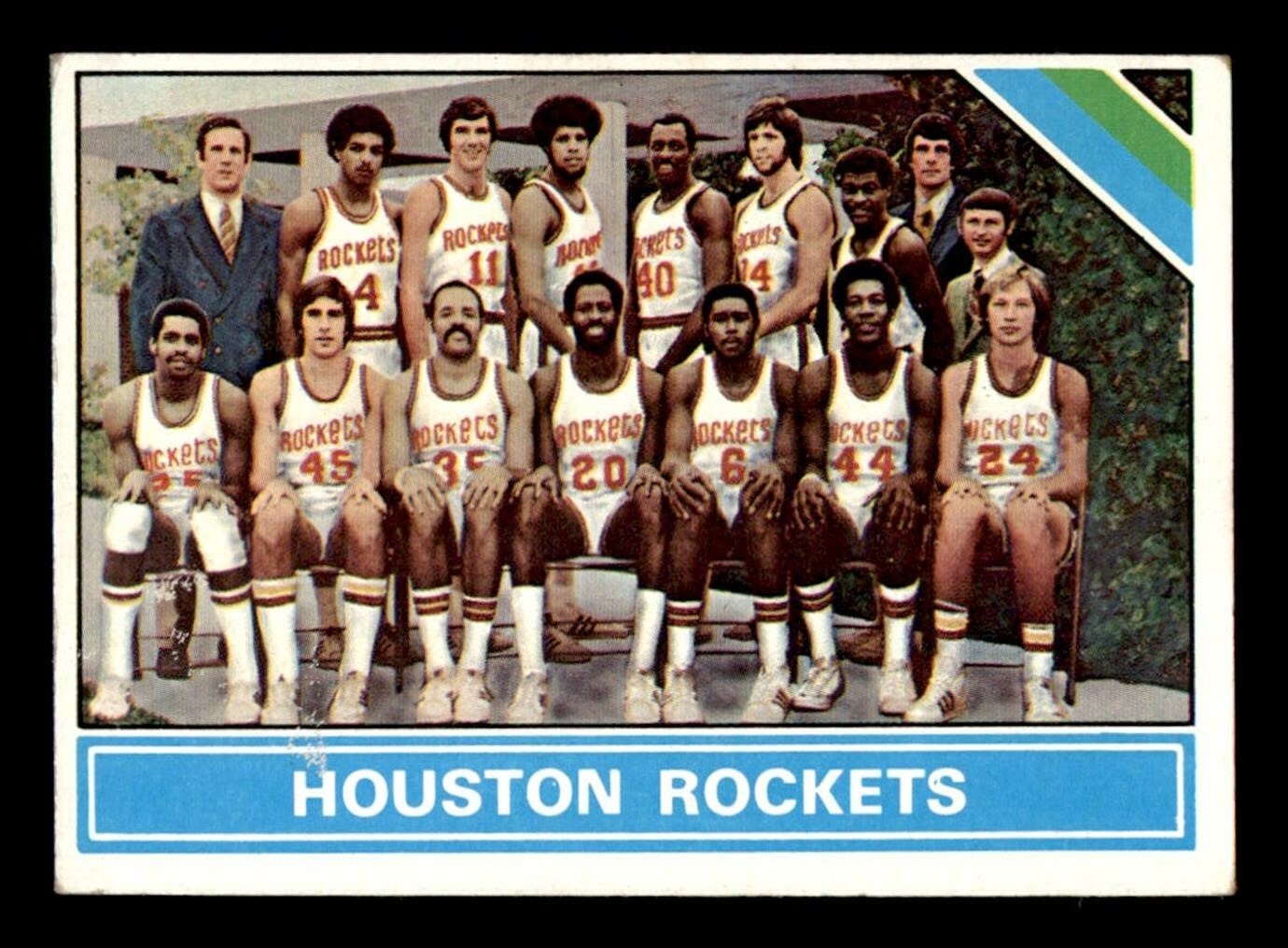 Houston Rockets Checklist #210 Basketball Cards 1975 Topps trading card — raw and PSA graded price guide