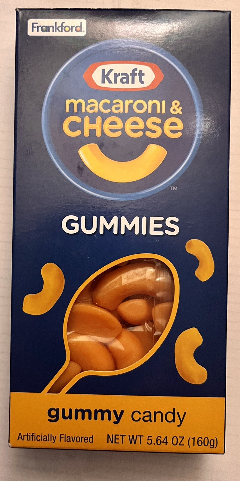 BUNDLE of 2 candies Gummy Taco Candy AND Kraft Mac and Cheese Macaroni