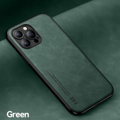 Handyhülle für iPhone 15 16 Pro Max 14 13 Leder Magnet Tasche SchutzHülle Cover
