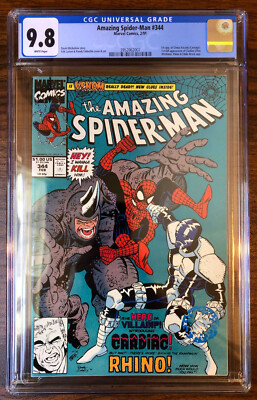 M3812: Amazing Spider-man #344, Vol 1, 9.8 Graded CGC | eBay