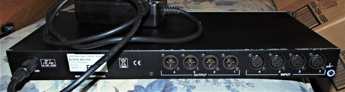 Solid State Logic SSL XLogic Alpha VHD Pre 4-Channel Mic Solid State Logic SSL XLogic Alpha VHD Pre 4-Channel Mic