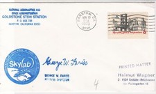 United States 1973 Nasa Barstow Skylab Round Special Cancel Stamp Cover ref22791