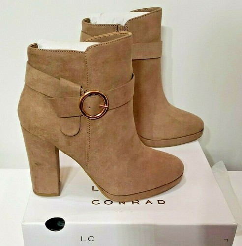 lc lauren conrad avant women's high heel ankle boots