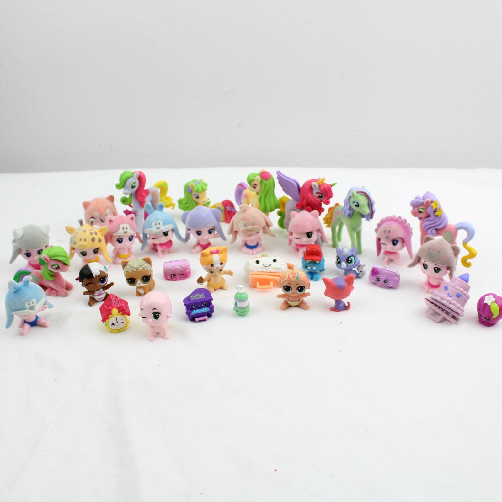 Kewpie and Pony Sweetbox Doll Shopkins and Others Lot of 35